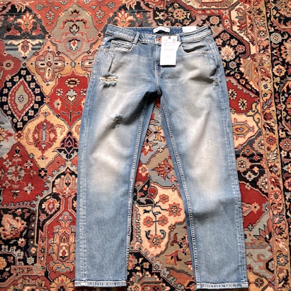 NWT Zara Relaxed Fit Jeans Size 4 - Picture 2 of 6